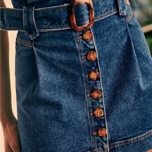 NWT - Sézane Hayden Skirt Denim - Size 44